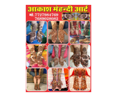 Best Mehndi designer in Jaipur  Akash Mehandi Art - mehndi artist