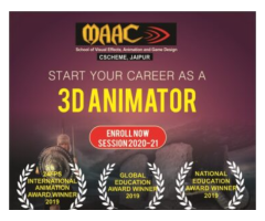 Maac Animation Jaipur - 3d Animation  Game design  VFX  Graphics design  Motion