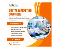 Grow Marketing Solution- digital marketing company in delhi/ seo service/ ppc/