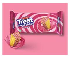 TREAT STRAWBERRY CREME WAFERS