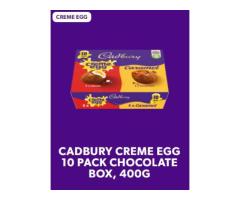CADBURY CARAMEL & CREME EGG 10 PACK MIXED CHOCOLATE BOX 400G