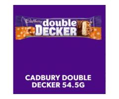 CADBURY DOUBLE DECKER CHOCOLATE BAR, 54.5G