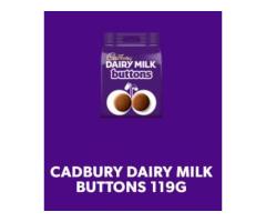 CADBURY DAIRY MILK CHOCOLATE BUTTONS BAG, 119G