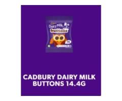 CADBURY DAIRY MILK CHOCOLATE BUTTONS BAG, 14.4G