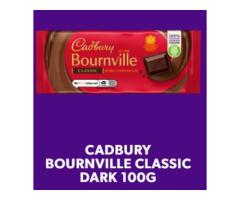 CADBURY BOURNVILLE CLASSIC DARK CHOCOLATE BAR, 100G