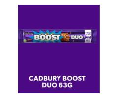 CADBURY BOOST DUO CHOCOLATE BAR, 63G