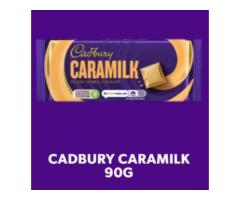 CADBURY CARAMILK GOLDEN CARAMEL CHOCOLATE BAR, 90G