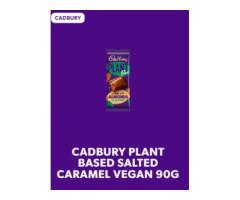 CADBURY PLANT BASED SALTED CARAMEL VEGAN CHOCOLATE BAR, 90G