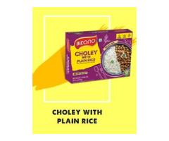 Choley with Plain Rice