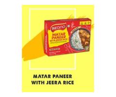 Matar Paneer with Jeera Rice