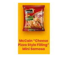 McCain “Cheese Pizza Style Filling” Mini Samosa
