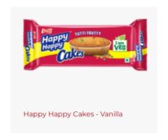 happy happy cakes -vanilla