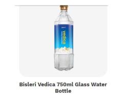 Bisleri Vedica 750ml Glass Water Bottle