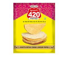 420 Metalised Chana Chatpata Lahsun Papad