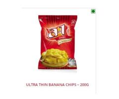 Ultra thin banana chips – 200g