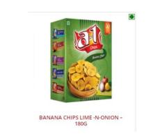 Banana Chips Lime -n-Onion – 180g