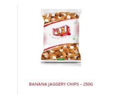 Banana jaggery chips – 250g