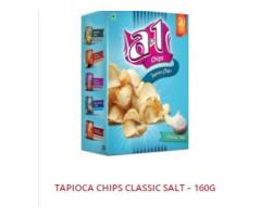 Tapioca chips classic salt – 160g