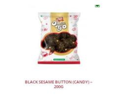 Black Sesame button (candy) – 200g