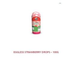 Eggless Strawberry Drops – 100g
