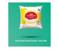 aashirvaad svasti double toned milk