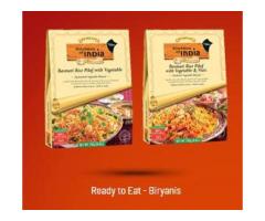ready to eat biryanis