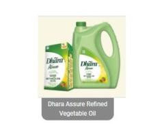 dhara asssure refined vegetable oil