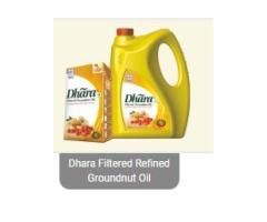 dhara filtered refined groundnut oil