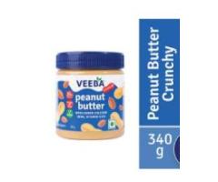 PEANUT BUTTER CRUNCHY (340G) | CRUNCHY | HIGH PROTEIN^ | NATURALLY GLUTEN FREE | VEGAN |