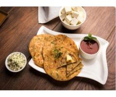 Oats and Paneer Mughlai Parantha