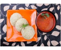 Red rice oats idli